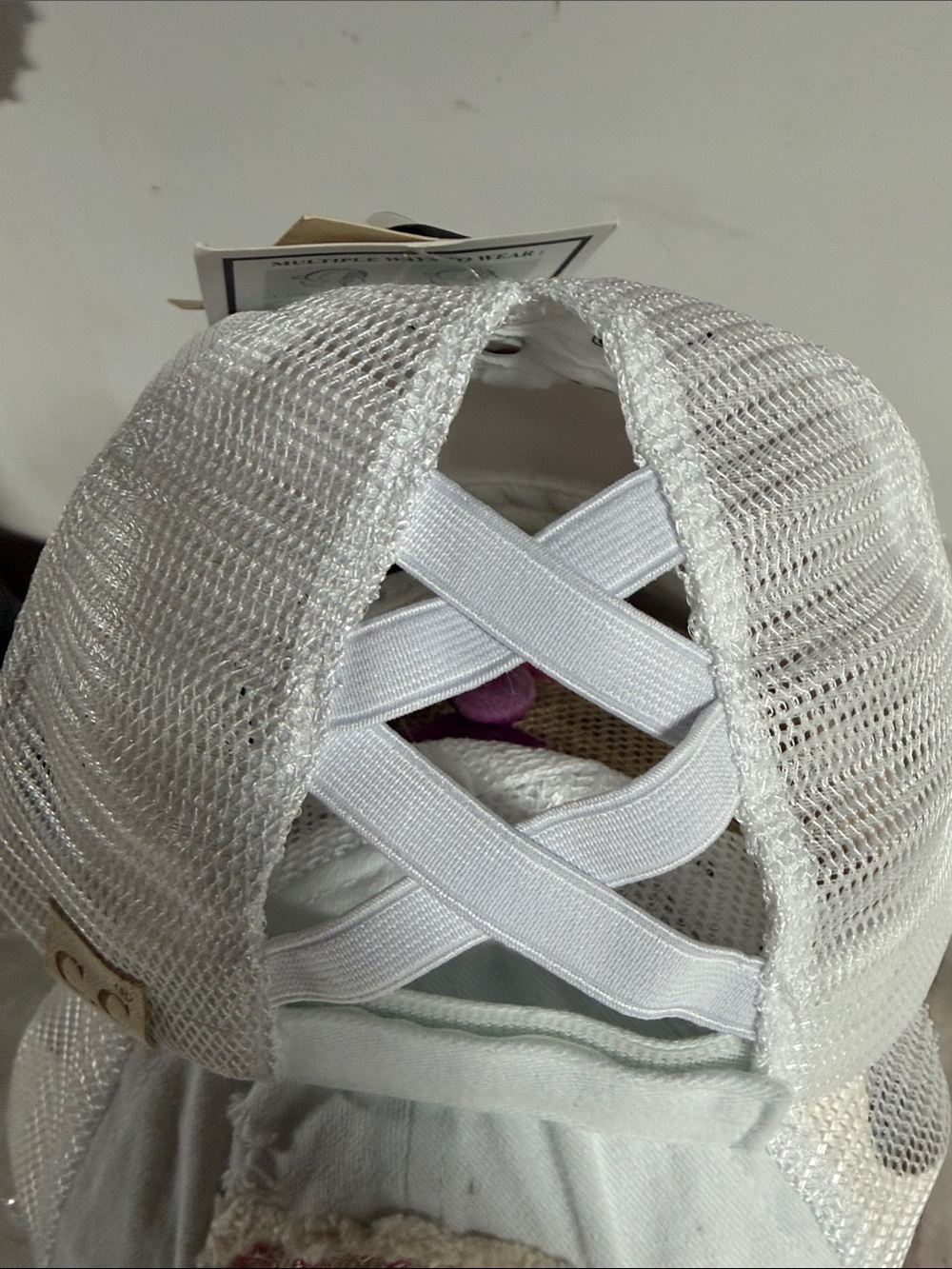 always be a mermaid kids ponytail baseball cap - Picture 2 of 2